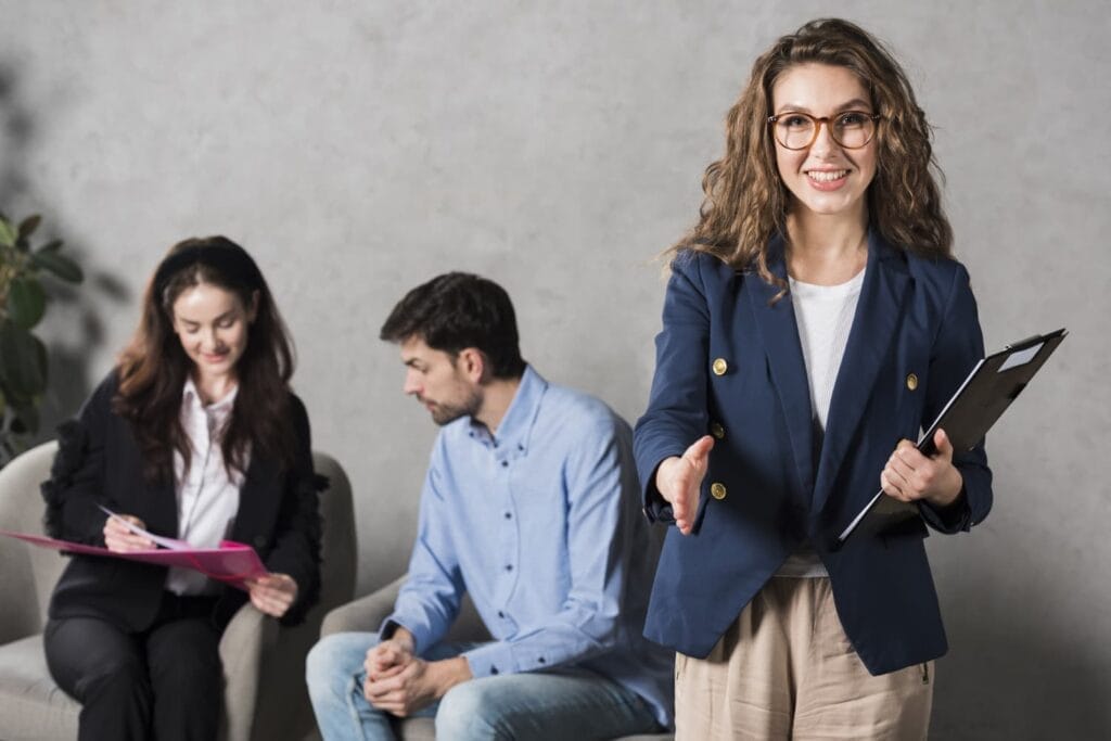 Headhunter entrevistando ejecutivo en Bogotá